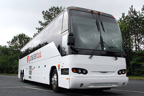 an Ally Charter Bus bus